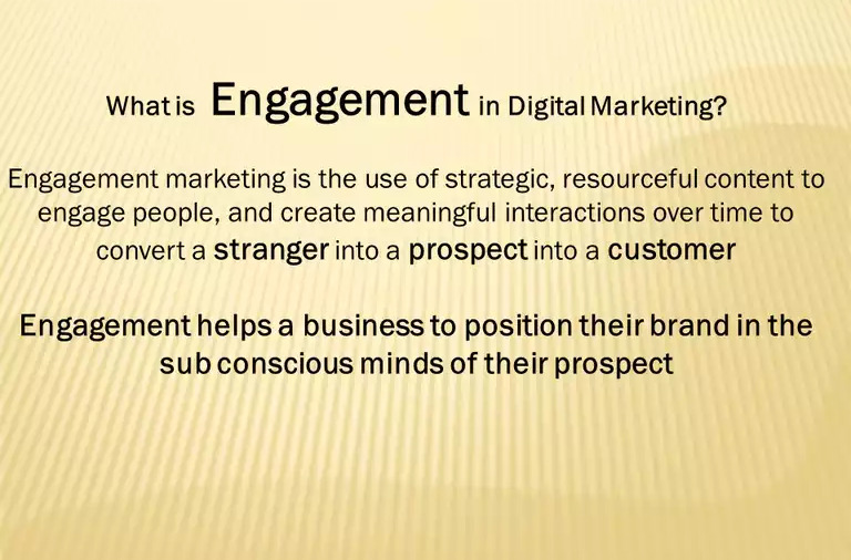 What is engagement in blogging and digital marketing?