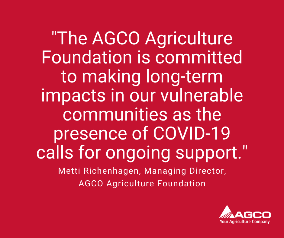 Metti Richenhagen, Director of the AGCO Agriculture Foundation