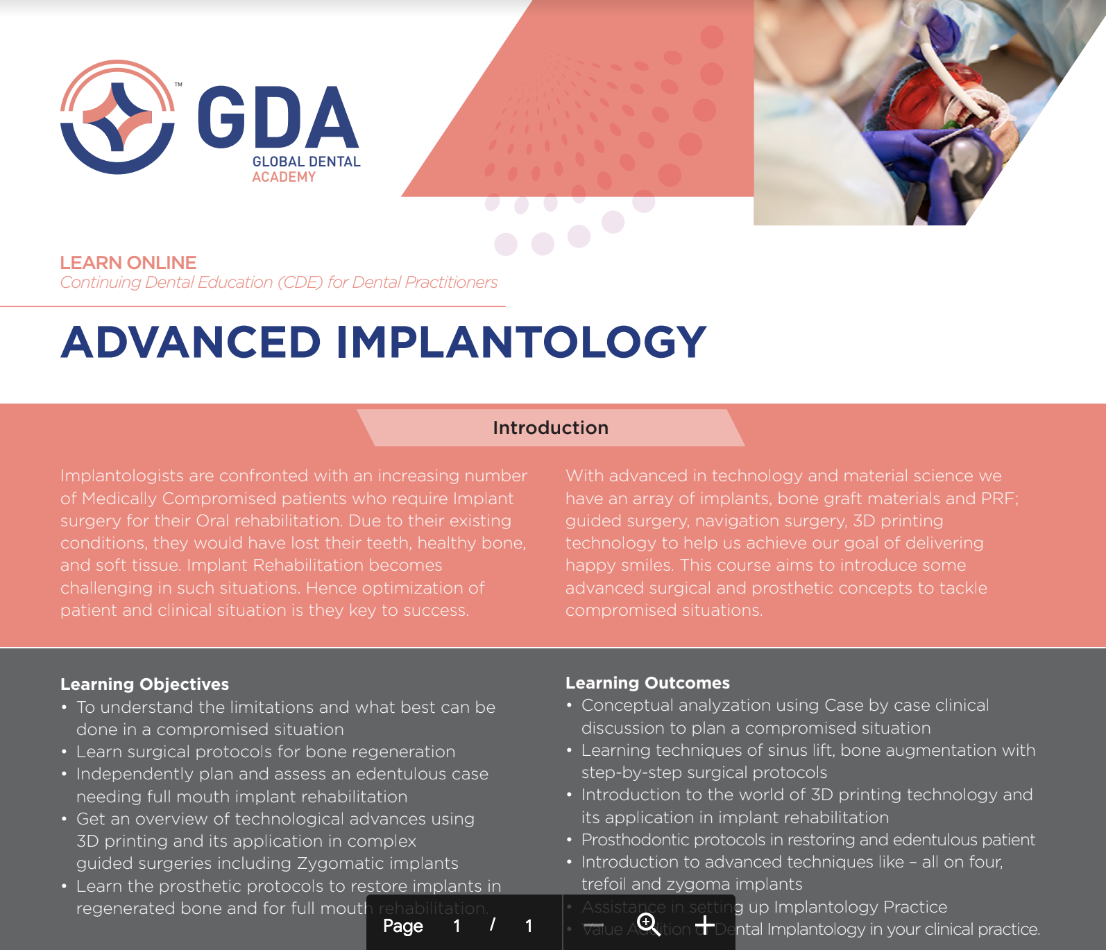 Advanced Implantology by Global Dental Academy (GDA)