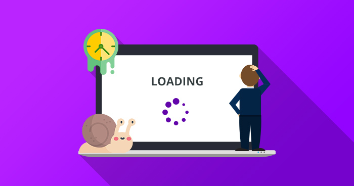 Website page loading speed