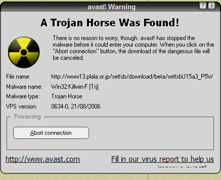 A Trojan Horse was found!