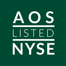 AO Smith listed on the New York Stock Exchange (NYSE)