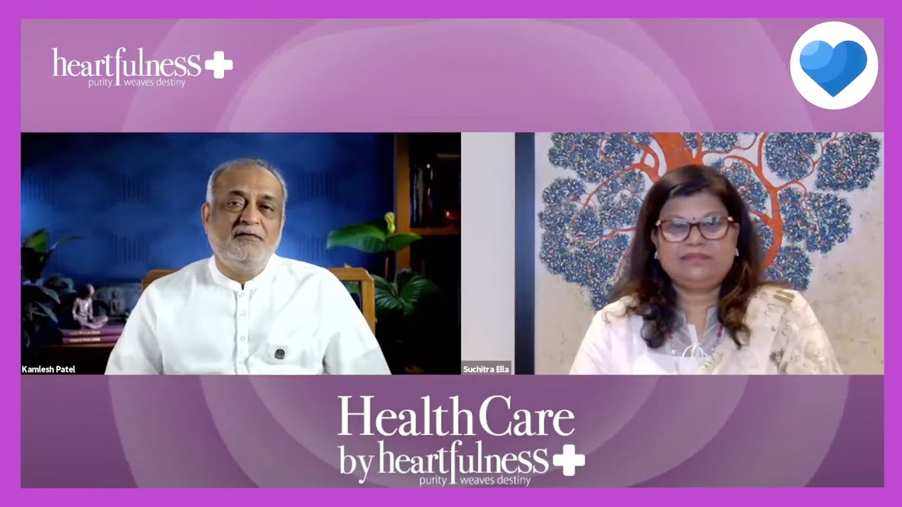 Mrs. Suchitra Ella, Joint Managing Director Bharat Biotech International, and Heartfulness Guide, Kamlesh Patel (Daaji)