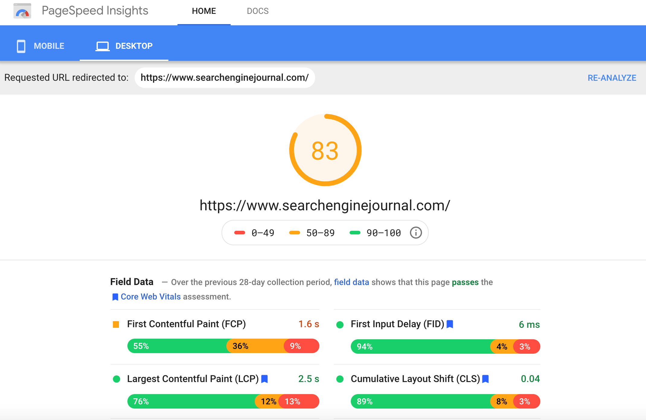 PageSpeed Insights