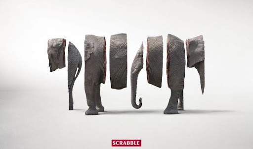 Brilliant print advertisement created by JWT, Chile for Scrabble